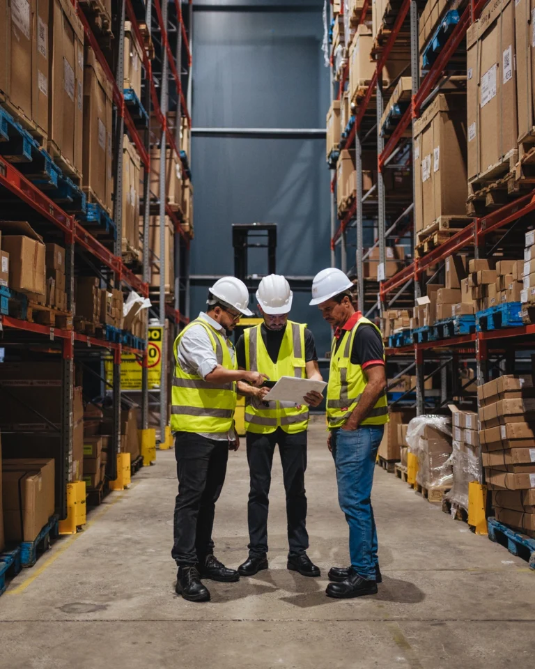 Interior de armazem logídtico para estocagem e supply chain em Pouso Alegre