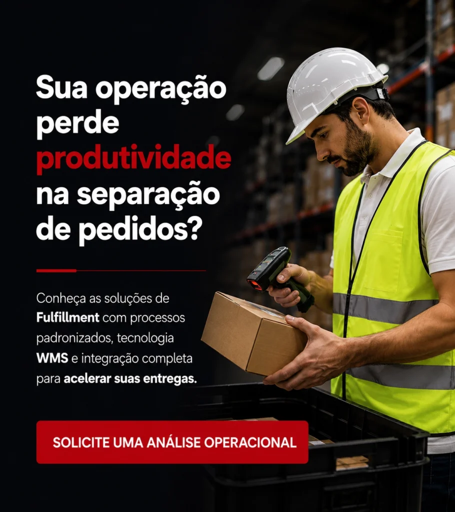 separação e embalagem de pedidos