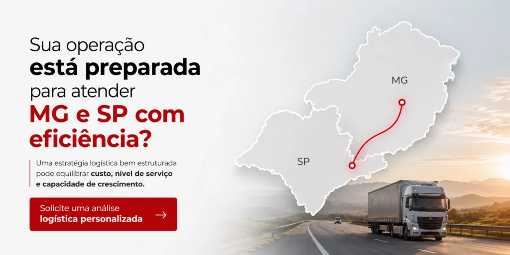 centro de distribuição Minas Gerais São Paulo